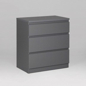2.03.02.060.4 КАСТОР комод 3 ящика RU серый в Можге - mozhga.ok-mebel.com | фото