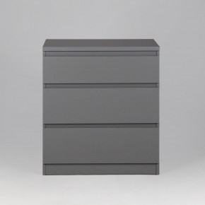 2.03.02.060.4 КАСТОР комод 3 ящика RU серый в Можге - mozhga.ok-mebel.com | фото 2