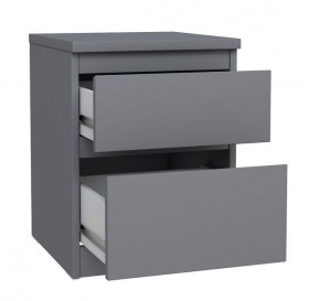 2.03.03.050.4 КАСТОР тумба 2 ящика RU серая в Можге - mozhga.ok-mebel.com | фото 2