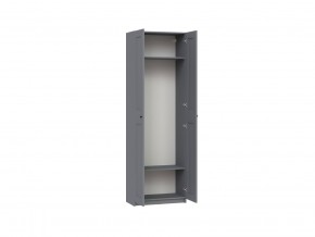 2.06.01.040.4 МАКС шкаф 2 двери 75х38х233 серый RU в Можге - mozhga.ok-mebel.com | фото