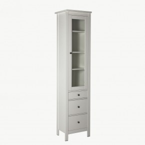 2.08.07.120.1 САГА шкаф с витриной 50 белый RU в Можге - mozhga.ok-mebel.com | фото 2