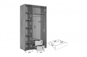 АДАМ Спальный гарнитур (модульный) белое дерево в Можге - mozhga.ok-mebel.com | фото 15