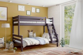 АДЕЛЬ Кровать двухъярусная с наклонной лестницей (лаванда) в Можге - mozhga.ok-mebel.com | фото