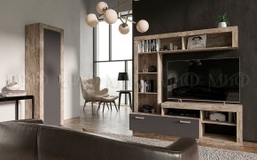 Ангара Шкаф 2-х створчатый (Графит/дуб юкон) в Можге - mozhga.ok-mebel.com | фото 3