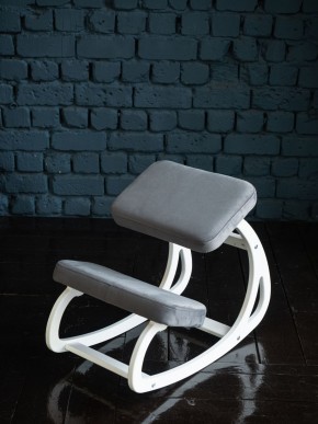 Балансирующий коленный стул Конёк Горбунёк (Белый) в Можге - mozhga.ok-mebel.com | фото 3