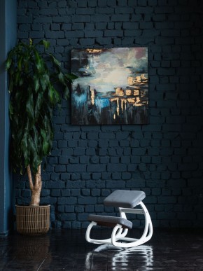 Балансирующий коленный стул Конёк Горбунёк (Белый) в Можге - mozhga.ok-mebel.com | фото 4