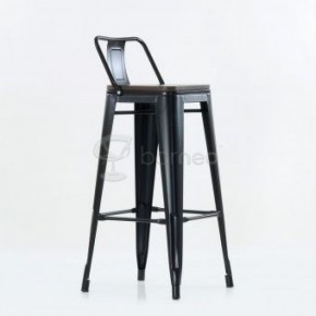 Барный стул N-238 Tolix Wood style Черный в Можге - mozhga.ok-mebel.com | фото 5