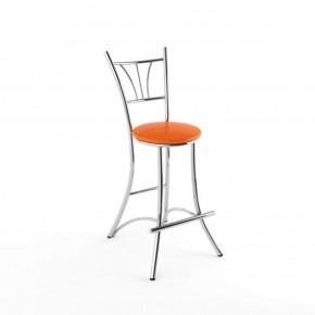 Барный стул Трилогия оранжевый-843 в Можге - mozhga.ok-mebel.com | фото