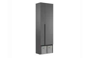 БАСКО Шкаф двухдверный L600 (графит) в Можге - mozhga.ok-mebel.com | фото