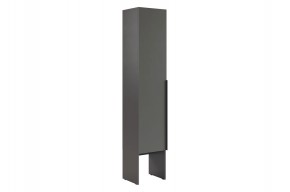 БАСКО Шкаф однодверный L400 (графит) в Можге - mozhga.ok-mebel.com | фото