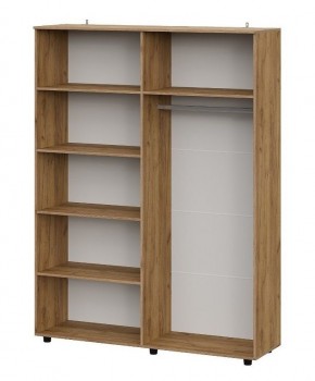БАЙКАЛ Шкаф четырехстворчатый (Графит/Дуб золотой) в Можге - mozhga.ok-mebel.com | фото 2