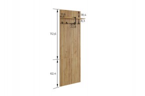 БОДРУМ Прихожая (модульная) дуб крафт золотой в Можге - mozhga.ok-mebel.com | фото 2