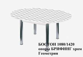 БОСТОН Стол круглый раздвижной 1080/1420 опоры Брифинг в Можге - mozhga.ok-mebel.com | фото 1