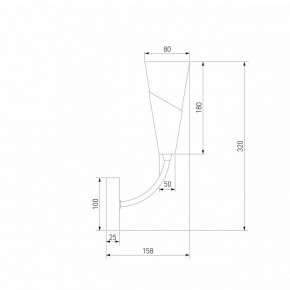 Бра Eurosvet Rhyton 60167/1 никель в Можге - mozhga.ok-mebel.com | фото 6