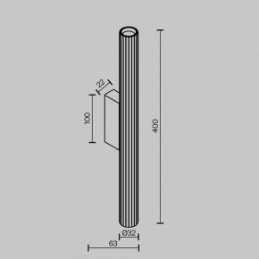 Бра Maytoni Calipso C082WL-12W2.7K-B в Можге - mozhga.ok-mebel.com | фото 4