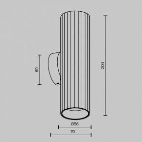 Бра Maytoni Calipso C106WL-02-GU10-B в Можге - mozhga.ok-mebel.com | фото 6