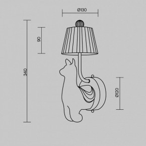 Бра Maytoni Senor Alpaca MOD377WL-L6W3K в Можге - mozhga.ok-mebel.com | фото 9