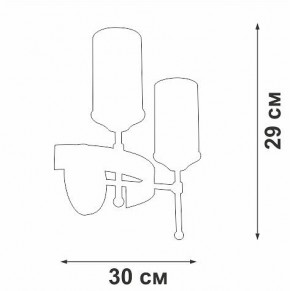Бра Vitaluce V1813 V1813-7/2A в Можге - mozhga.ok-mebel.com | фото 2