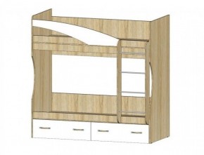 БУРАТИНО Детская (Сонома/Белый) в Можге - mozhga.ok-mebel.com | фото 2