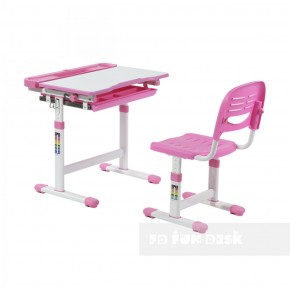 Комплект парта + стул трансформеры Cantare Pink в Можге - mozhga.ok-mebel.com | фото 2