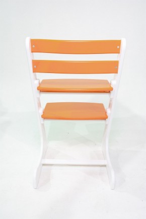 Детский растущий стул Конёк Горбунёк Комфорт ( Бело-оранжевый) в Можге - mozhga.ok-mebel.com | фото 5