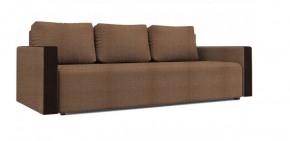 Диван Алиса 4 Shaggy SAND - Teos Dark Brown в Можге - mozhga.ok-mebel.com | фото 1