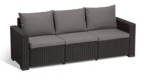 Диван Калифорния 3-х местный (California 3 Sofa), графит в Можге - mozhga.ok-mebel.com | фото 2