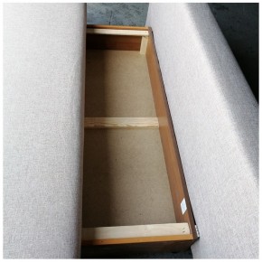 Диван-кровать Комфорт без подлокотников BALTIC AZURE (2 подушки) в Можге - mozhga.ok-mebel.com | фото 6