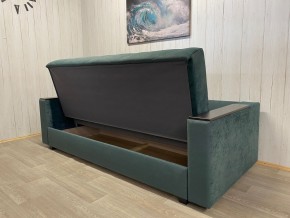 Диван Престиж-15 (НПБ+МДФ) велюр Sensey bottle green в Можге - mozhga.ok-mebel.com | фото 5