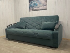 Диван Престиж-16 (НПБ+МДФ) велюр Sensey bottle green в Можге - mozhga.ok-mebel.com | фото 1