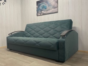 Диван Престиж-16 (НПБ+МДФ) велюр Sensey bottle green в Можге - mozhga.ok-mebel.com | фото 4