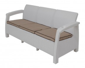 Диван Yalta Premium Sofa 3 Set (Ялта) белый (+подушки под спину) в Можге - mozhga.ok-mebel.com | фото