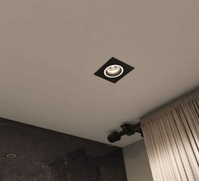 DK2061-BK Встраиваемый светильник IP 20, до 15 Вт, GU10, LED, черный, алюминий в Можге - mozhga.ok-mebel.com | фото 4