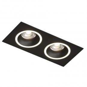 DK2062-BK Встраиваемый светильник, IP 20, до 15 Вт, GU10, LED, черный, алюминий в Можге - mozhga.ok-mebel.com | фото