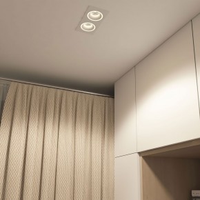 DK2062-WH Встраиваемый светильник, IP 20, до 15 Вт, GU10, LED, белый, алюминий в Можге - mozhga.ok-mebel.com | фото 4