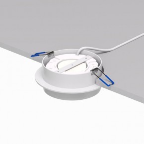 DK2090-WH Встраиваемый светильник FLAT, IP 20, до 15 Вт, GX53, LED, белый, алюминий в Можге - mozhga.ok-mebel.com | фото 3
