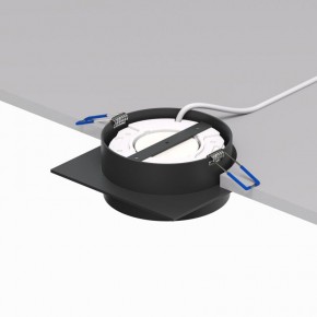 DK2091-BK Встраиваемый светильник FLAT, IP 20, до 15 Вт, GX53, LED, черный, алюминий в Можге - mozhga.ok-mebel.com | фото 4