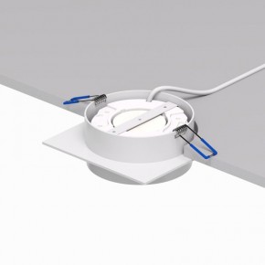 DK2091-WH Встраиваемый светильник FLAT, IP 20, до 15 Вт, GX53, LED, белый, алюминий в Можге - mozhga.ok-mebel.com | фото 4