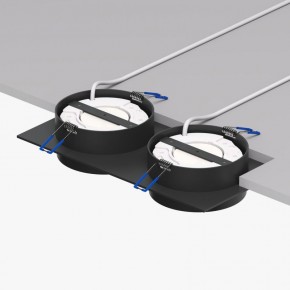 DK2092-BK Встраиваемый светильник FLAT, IP 20, до 15 Вт, GX53, LED, черный, алюминий в Можге - mozhga.ok-mebel.com | фото 2