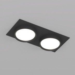 DK2092-BK Встраиваемый светильник FLAT, IP 20, до 15 Вт, GX53, LED, черный, алюминий в Можге - mozhga.ok-mebel.com | фото 4