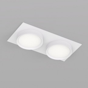 DK2092-WH Встраиваемый светильник FLAT, IP 20, до 15 Вт, GX53, LED, белый, алюминий в Можге - mozhga.ok-mebel.com | фото 2