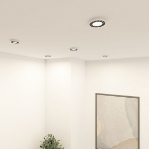 DK2441-WB Встраиваемый светильник DUAL 9+9 Вт, LED 4000K, IP 20, d120mm, белый/черный, алюминий/акрил в Можге - mozhga.ok-mebel.com | фото 6