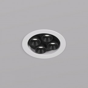 DK2510-WB Встраиваемый светильник SPACE со светодиодом d65 220V 8W 38° 4000К IP20 белый/черный алюминий в Можге - mozhga.ok-mebel.com | фото