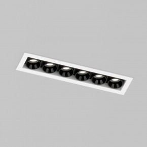 DK2514-WB Встраиваемый светильник SPACE со светодиодом L126mm 220V 10W 38° 4000К IP20 белый/черный алюминий в Можге - mozhga.ok-mebel.com | фото
