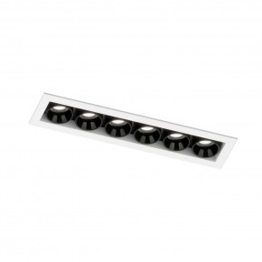 DK2514-WB Встраиваемый светильник SPACE со светодиодом L126mm 220V 10W 38° 4000К IP20 белый/черный алюминий в Можге - mozhga.ok-mebel.com | фото 5