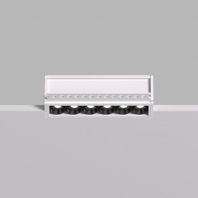 DK2531-WB Встраиваемый светильник SPACE со светодиодом под шпатлевку L126mm 220V 10W 38° 4000К IP20 белый/черный алюминий в Можге - mozhga.ok-mebel.com | фото 3
