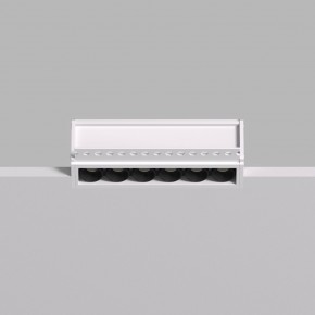 DK2531-WB Встраиваемый светильник SPACE со светодиодом под шпатлевку L126mm 220V 10W 38° 4000К IP20 белый/черный алюминий в Можге - mozhga.ok-mebel.com | фото 4