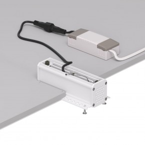 DK2531-WB Встраиваемый светильник SPACE со светодиодом под шпатлевку L126mm 220V 10W 38° 4000К IP20 белый/черный алюминий в Можге - mozhga.ok-mebel.com | фото 5