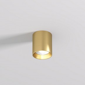 DK2610-SB Накладной светильник SHINE TUBE со светодиодом, D70*H80, IP20, 3000К, 10W, RA?90, сатинированная латунь, алюминий в Можге - mozhga.ok-mebel.com | фото