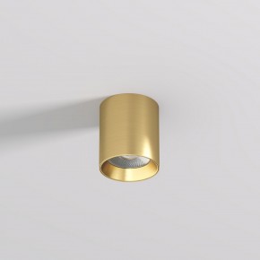 DK2610-SB Накладной светильник SHINE TUBE со светодиодом, D70*H80, IP20, 3000К, 10W, RA?90, сатинированная латунь, алюминий в Можге - mozhga.ok-mebel.com | фото 2